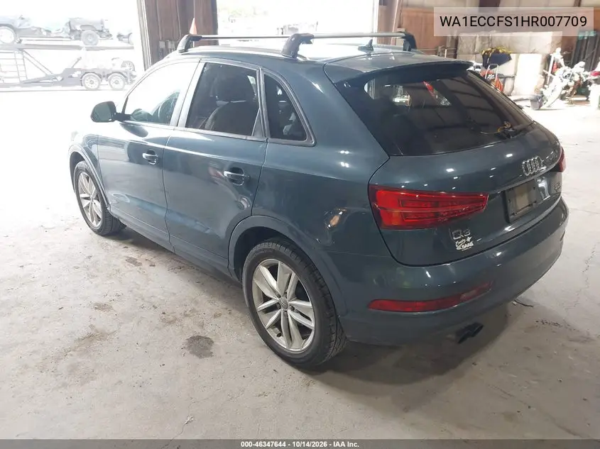 2017 AUDI Q3 VIN WA1ECCFS1HR007709 — фото 3