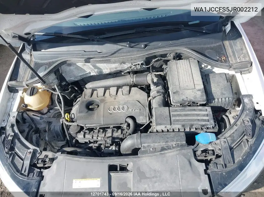 2018 AUDI Q3 VIN WA1JCCFS5JR002212 — фото 10