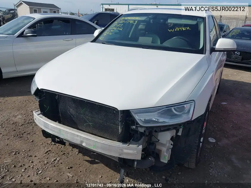 2018 AUDI Q3 VIN WA1JCCFS5JR002212 — фото 6