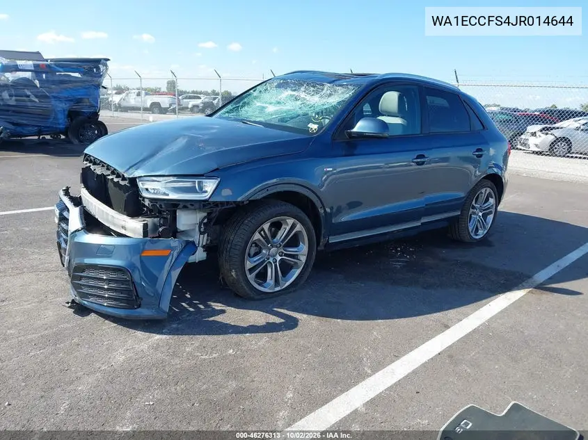 2018 AUDI Q3 VIN WA1ECCFS4JR014644 — фото 2