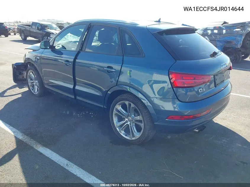 2018 AUDI Q3 VIN WA1ECCFS4JR014644 — фото 3