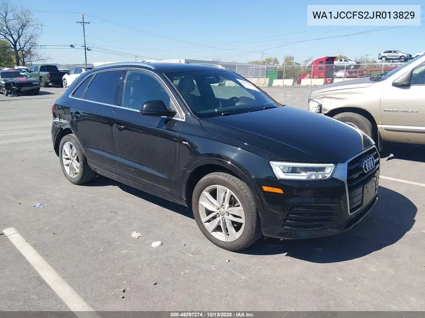 AUDI Q3 2018, VIN WA1JCCFS2JR013829
