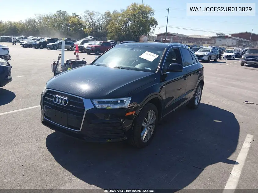 2018 AUDI Q3 VIN WA1JCCFS2JR013829 — фото 2