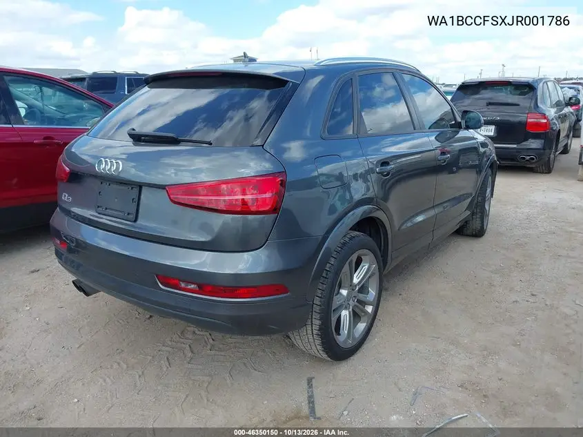2018 AUDI Q3 VIN WA1BCCFSXJR001786 — фото 4