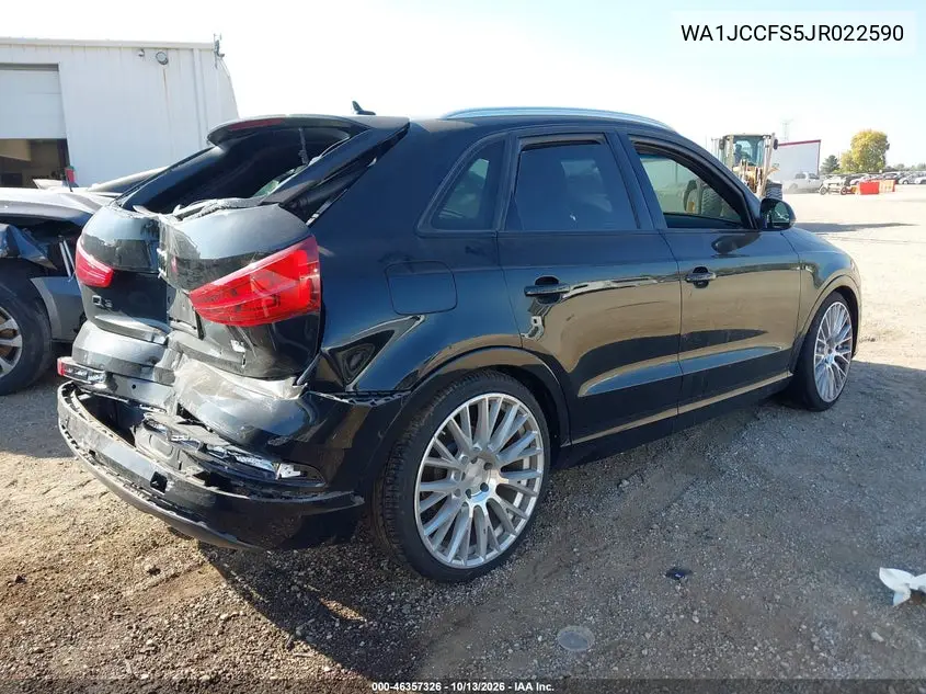 2018 AUDI Q3 VIN WA1JCCFS5JR022590 — фото 4