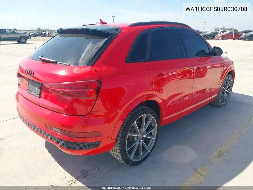 2018 AUDI Q3 VIN WA1HCCFS0JR030708 — фото 4