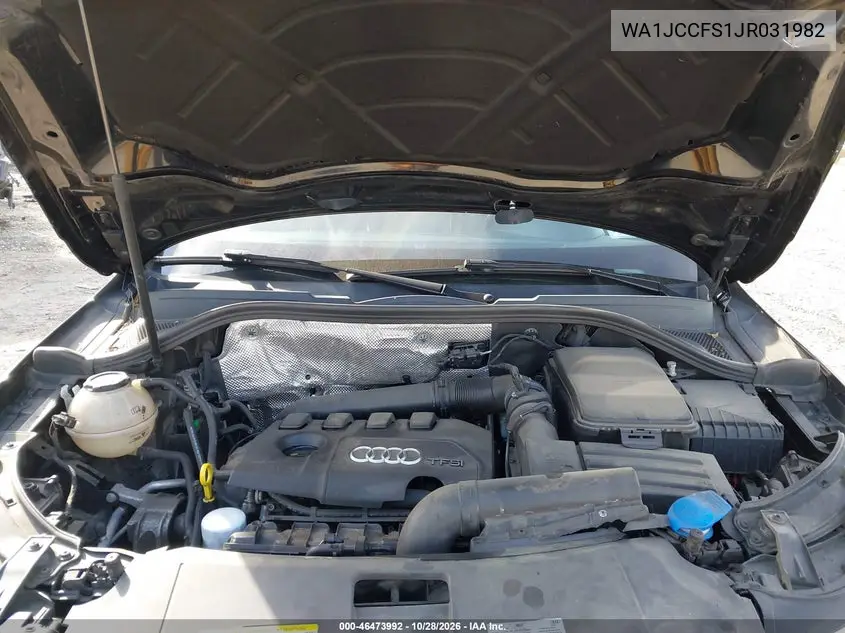 2018 AUDI Q3 VIN WA1JCCFS1JR031982 — фото 10