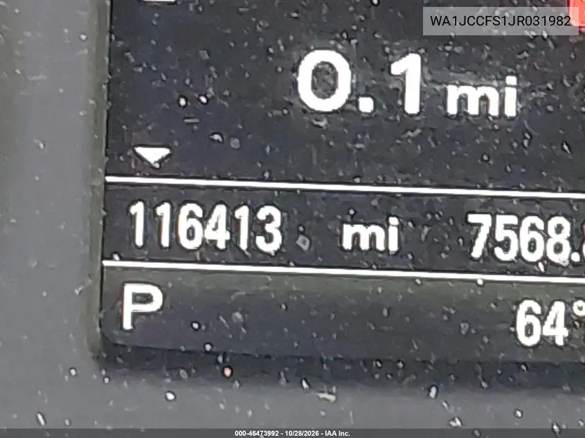 2018 AUDI Q3 VIN WA1JCCFS1JR031982 — фото 16
