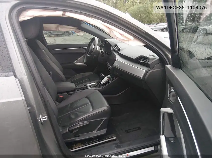 2020 AUDI Q3 VIN WA1DECF35L1104076 — фото 5