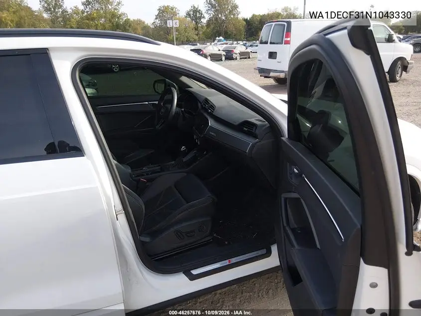 2022 AUDI Q3 VIN WA1DECF31N1043330 — фото 5