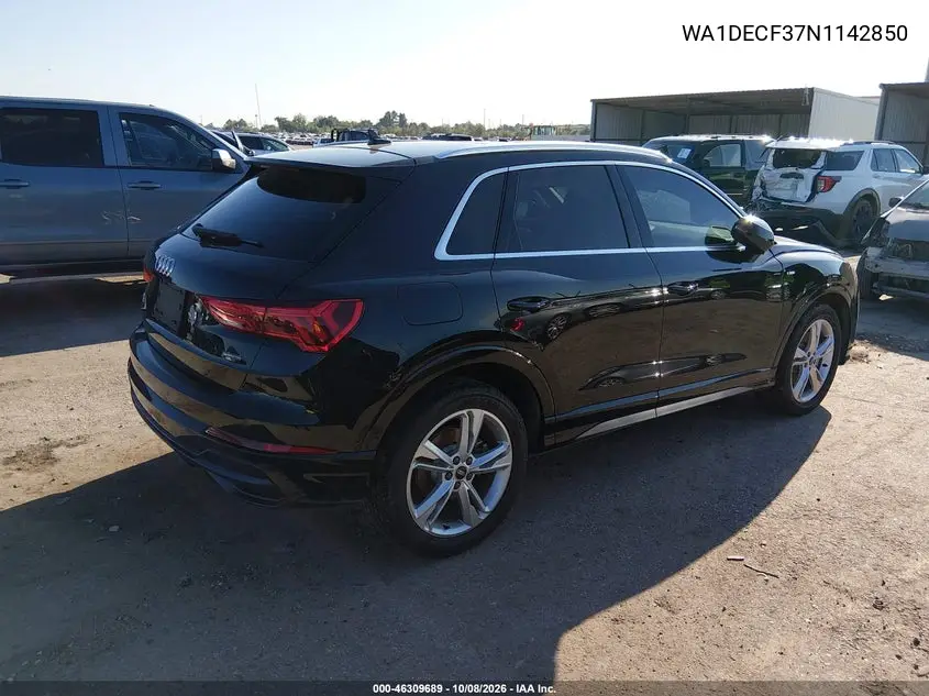 2022 AUDI Q3 VIN WA1DECF37N1142850 — фото 4