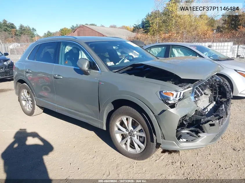 AUDI Q3 2023, VIN WA1EECF37P1146484