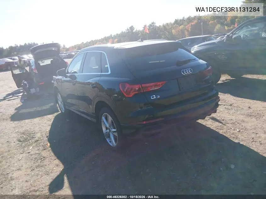 2024 AUDI Q3 VIN WA1DECF33R1131284 — фото 3