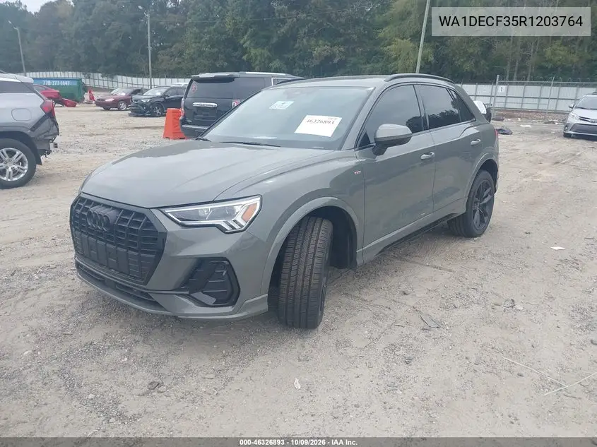 2024 AUDI Q3 VIN WA1DECF35R1203764 — фото 2