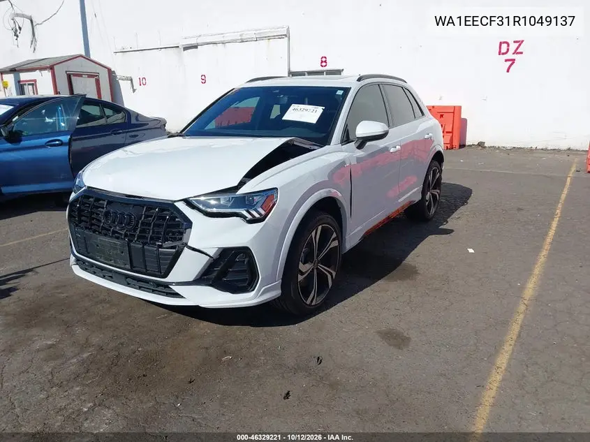 2024 AUDI Q3 VIN WA1EECF31R1049137 — фото 2