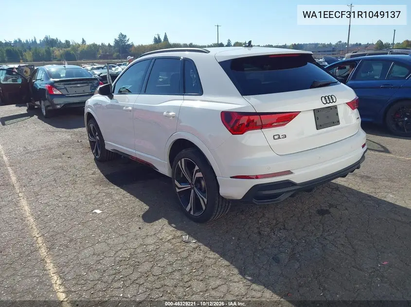 2024 AUDI Q3 VIN WA1EECF31R1049137 — фото 3