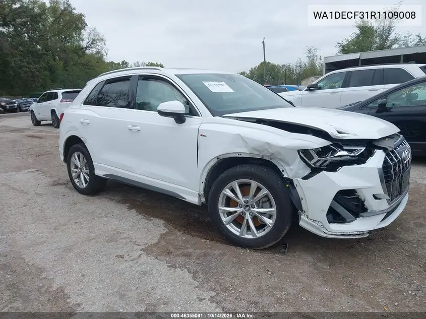 AUDI Q3 2024, VIN WA1DECF31R1109008