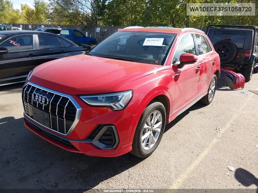 2025 AUDI Q3 VIN WA1DECF37S1058720 — фото 2