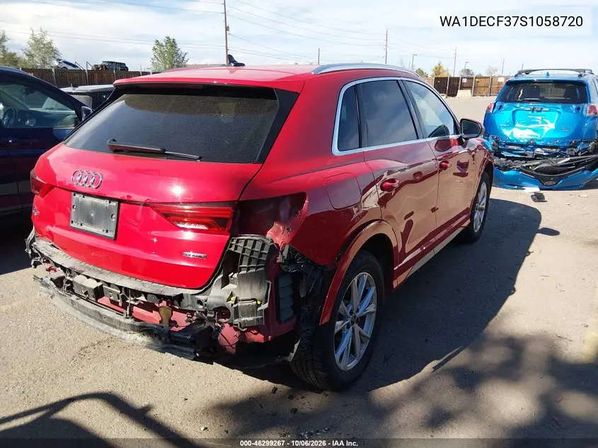 2025 AUDI Q3 VIN WA1DECF37S1058720 — фото 4
