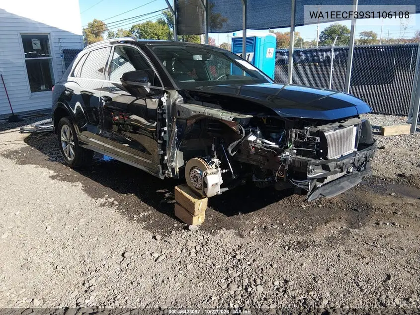AUDI Q3 2025, VIN WA1EECF39S1106108