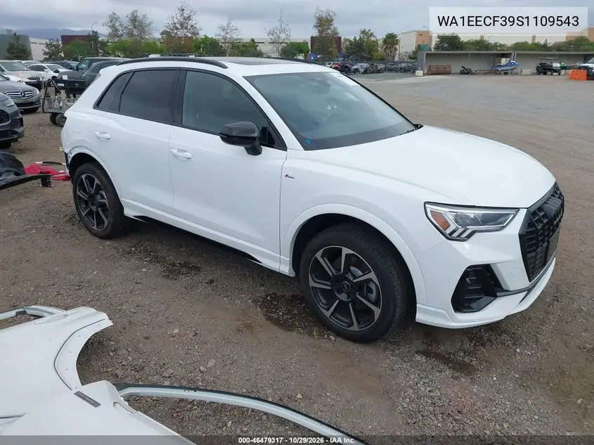 AUDI Q3 2025, VIN WA1EECF39S1109543