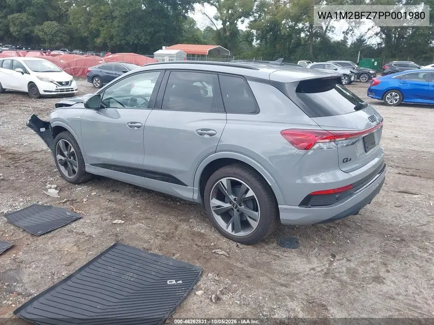 2023 AUDI Q4 E-TRON VIN WA1M2BFZ7PP001980 — фото 3