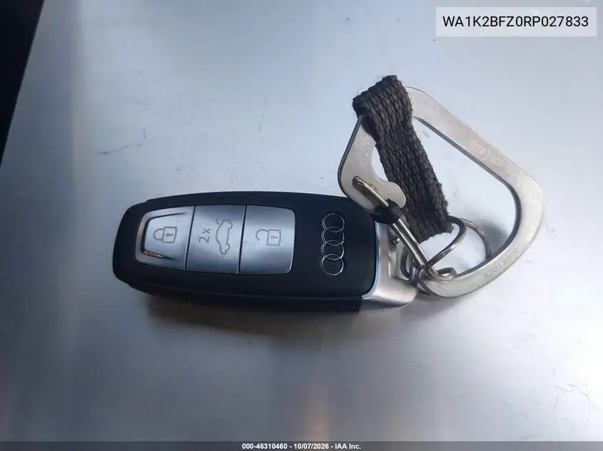 2024 AUDI Q4 E-TRON VIN WA1K2BFZ0RP027833 — фото 11