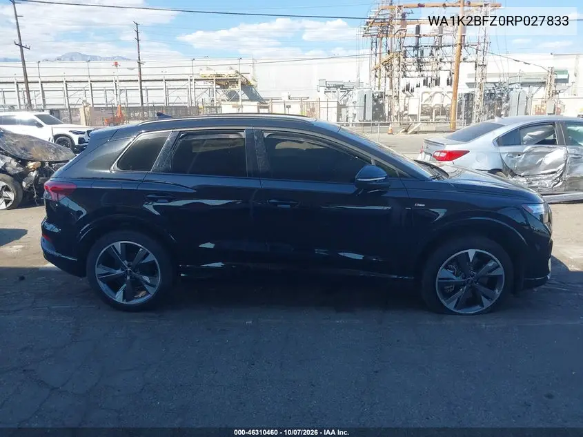 2024 AUDI Q4 E-TRON VIN WA1K2BFZ0RP027833 — фото 13