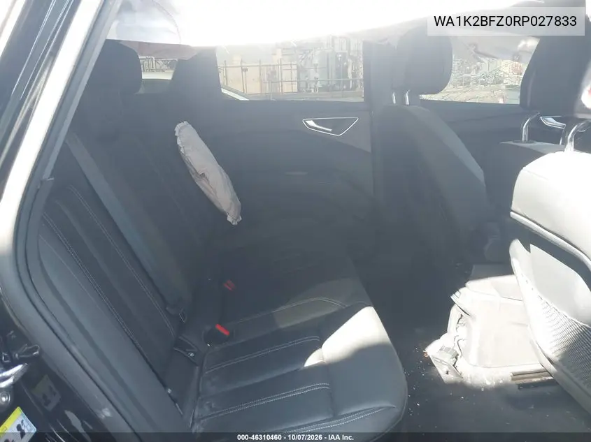 2024 AUDI Q4 E-TRON VIN WA1K2BFZ0RP027833 — фото 8
