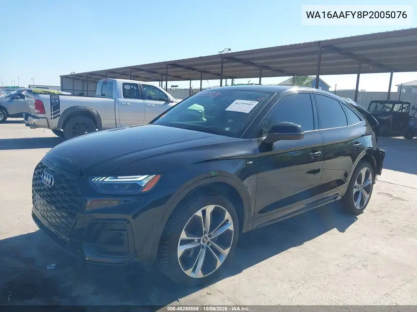 2023 AUDI Q5 SPORTBACK VIN WA16AAFY8P2005076 — фото 2