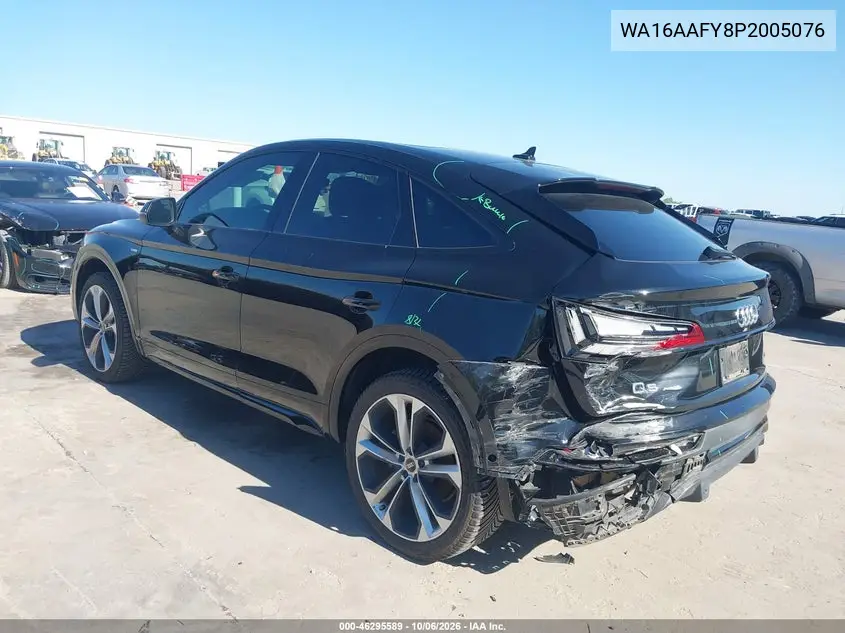 2023 AUDI Q5 SPORTBACK VIN WA16AAFY8P2005076 — фото 3