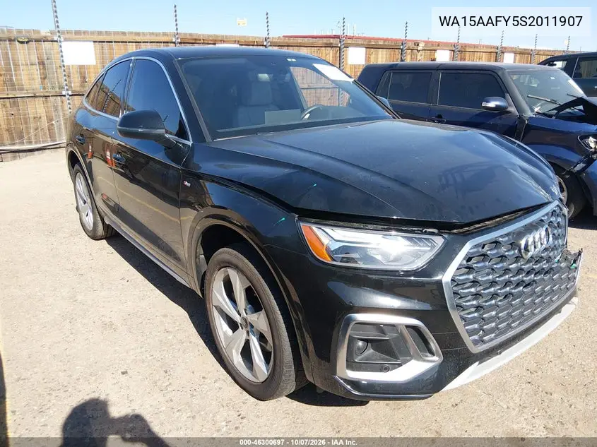 AUDI Q5 SPORTBACK 2025, VIN WA15AAFY5S2011907