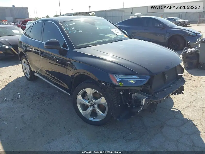 AUDI Q5 SPORTBACK 2025, VIN WA15AAFY2S2058232