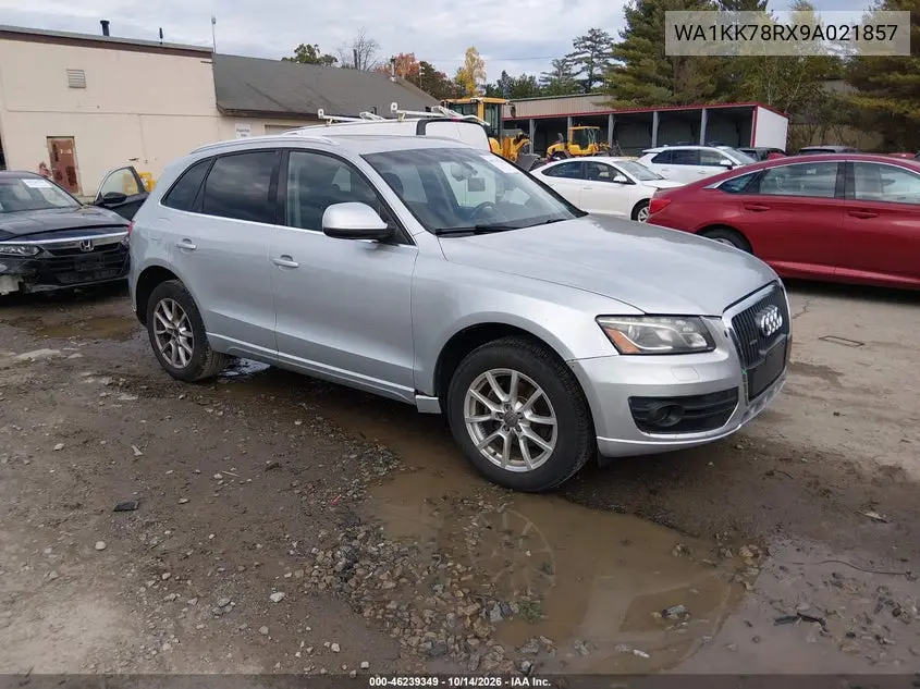 AUDI Q5 2009, VIN WA1KK78RX9A021857