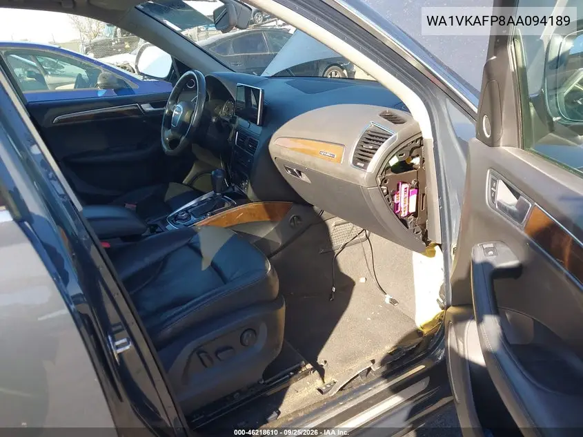 2010 AUDI Q5 VIN WA1VKAFP8AA094189 — фото 5