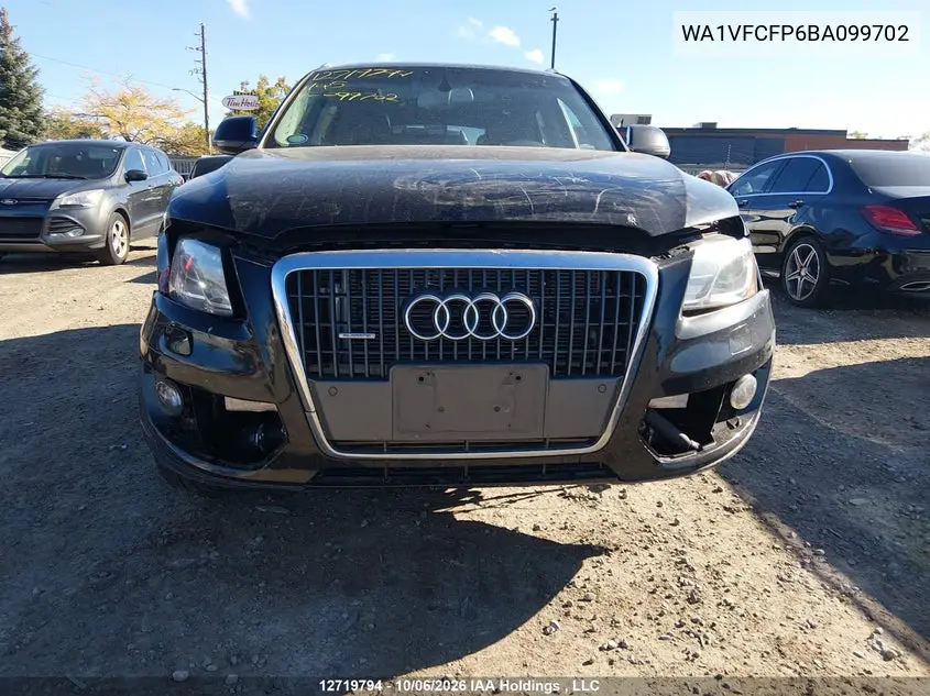 2011 AUDI Q5 VIN WA1VFCFP6BA099702 — фото 12