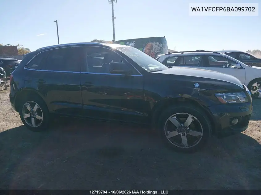 2011 AUDI Q5 VIN WA1VFCFP6BA099702 — фото 13