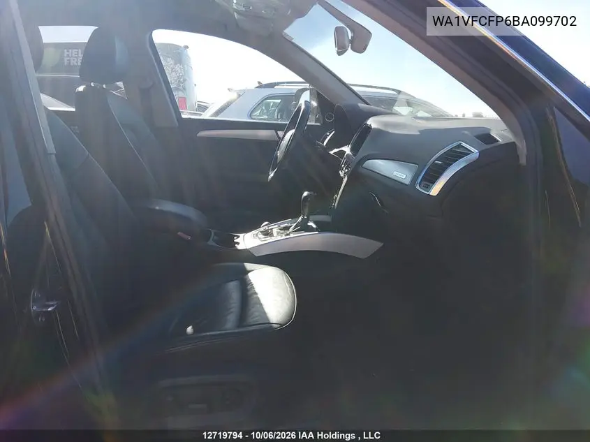 2011 AUDI Q5 VIN WA1VFCFP6BA099702 — фото 5