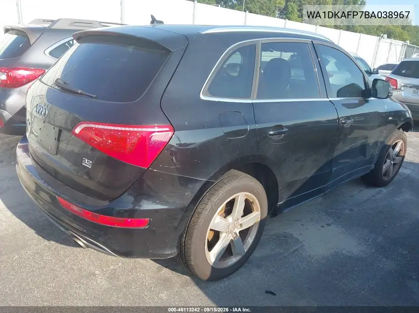 2011 AUDI Q5 VIN WA1DKAFP7BA038967 — фото 4