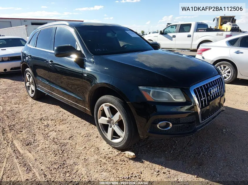 AUDI Q5 2011, VIN WA1DKAFP2BA112506