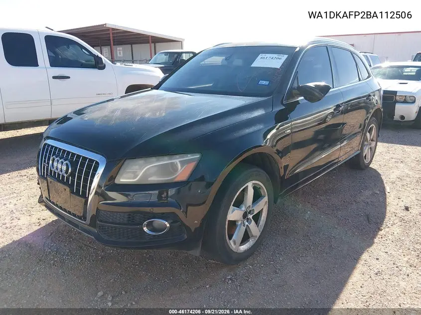2011 AUDI Q5 VIN WA1DKAFP2BA112506 — фото 2
