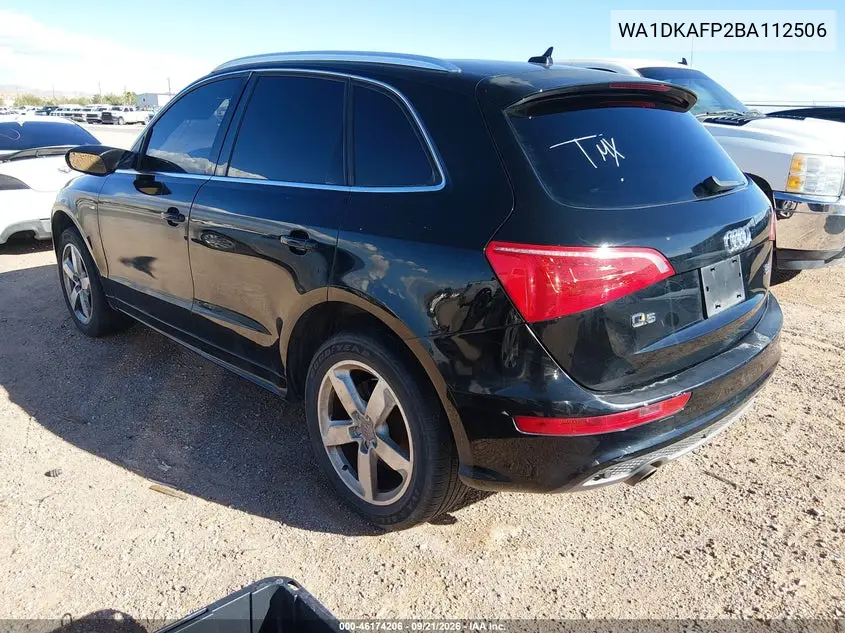 2011 AUDI Q5 VIN WA1DKAFP2BA112506 — фото 3