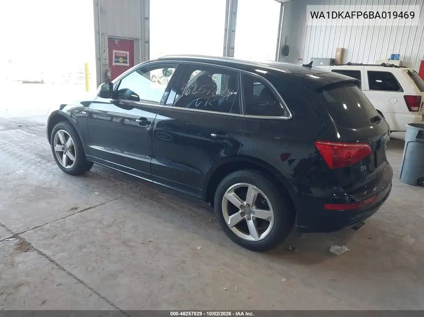 2011 AUDI Q5 VIN WA1DKAFP6BA019469 — фото 3