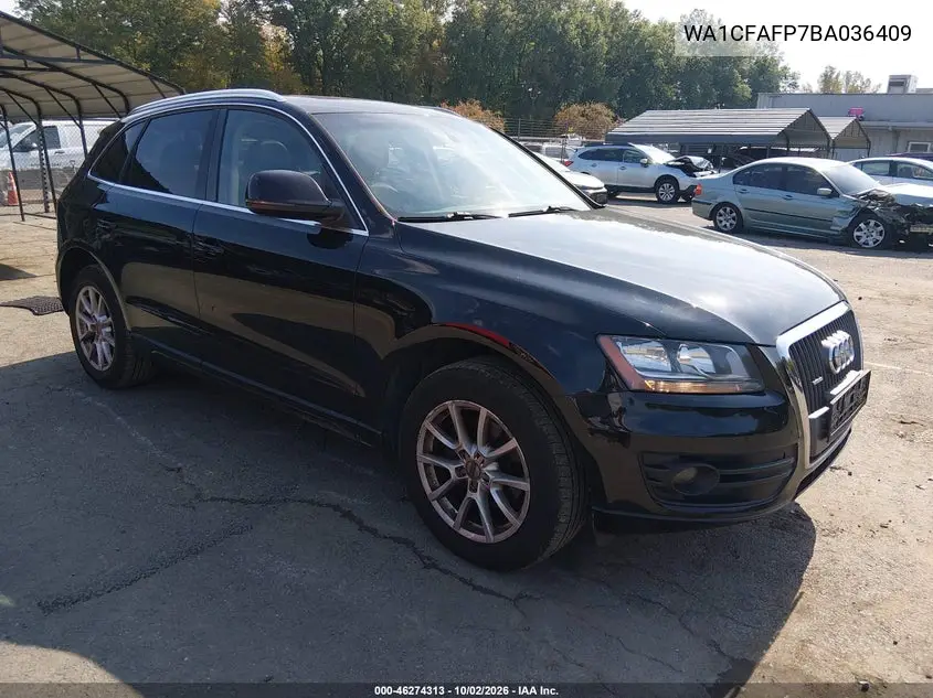 AUDI Q5 2011, VIN WA1CFAFP7BA036409