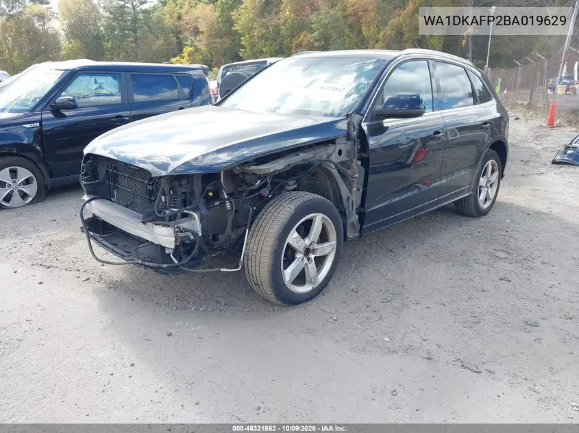 2011 AUDI Q5 VIN WA1DKAFP2BA019629 — фото 2