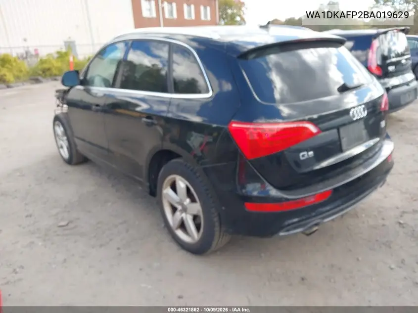 2011 AUDI Q5 VIN WA1DKAFP2BA019629 — фото 3