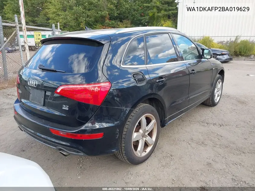 2011 AUDI Q5 VIN WA1DKAFP2BA019629 — фото 4
