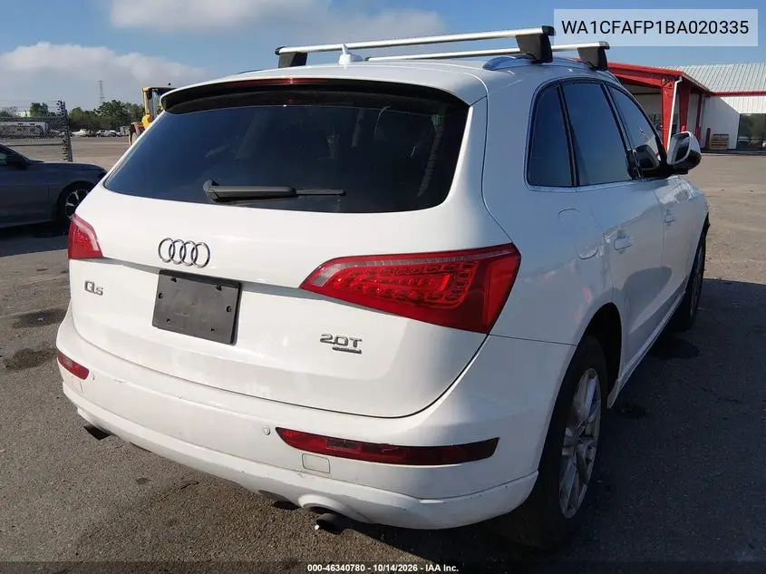 2011 AUDI Q5 VIN WA1CFAFP1BA020335 — фото 4