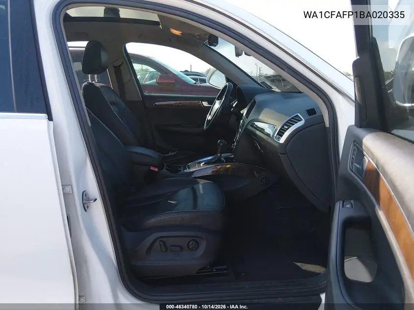 2011 AUDI Q5 VIN WA1CFAFP1BA020335 — фото 5