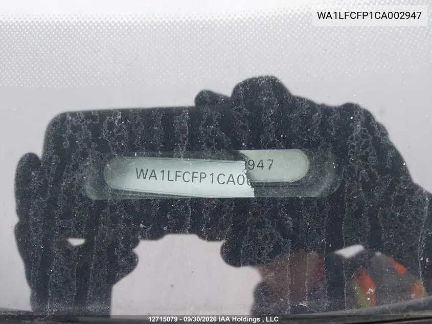 2012 AUDI Q5 VIN WA1LFCFP1CA002947 — фото 17